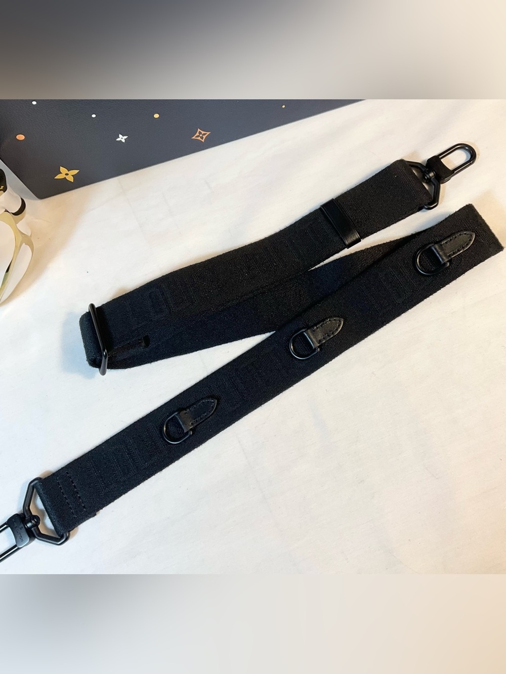 Louis Vuitton Black Jacquard Strap